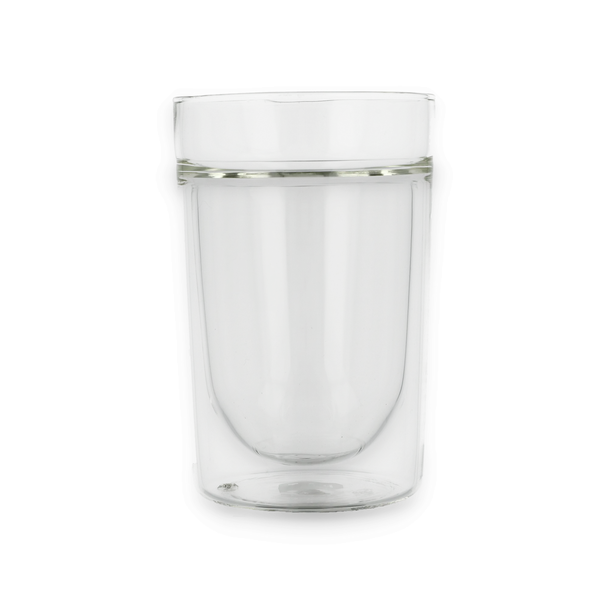 Teeglas Double walled glass large clear