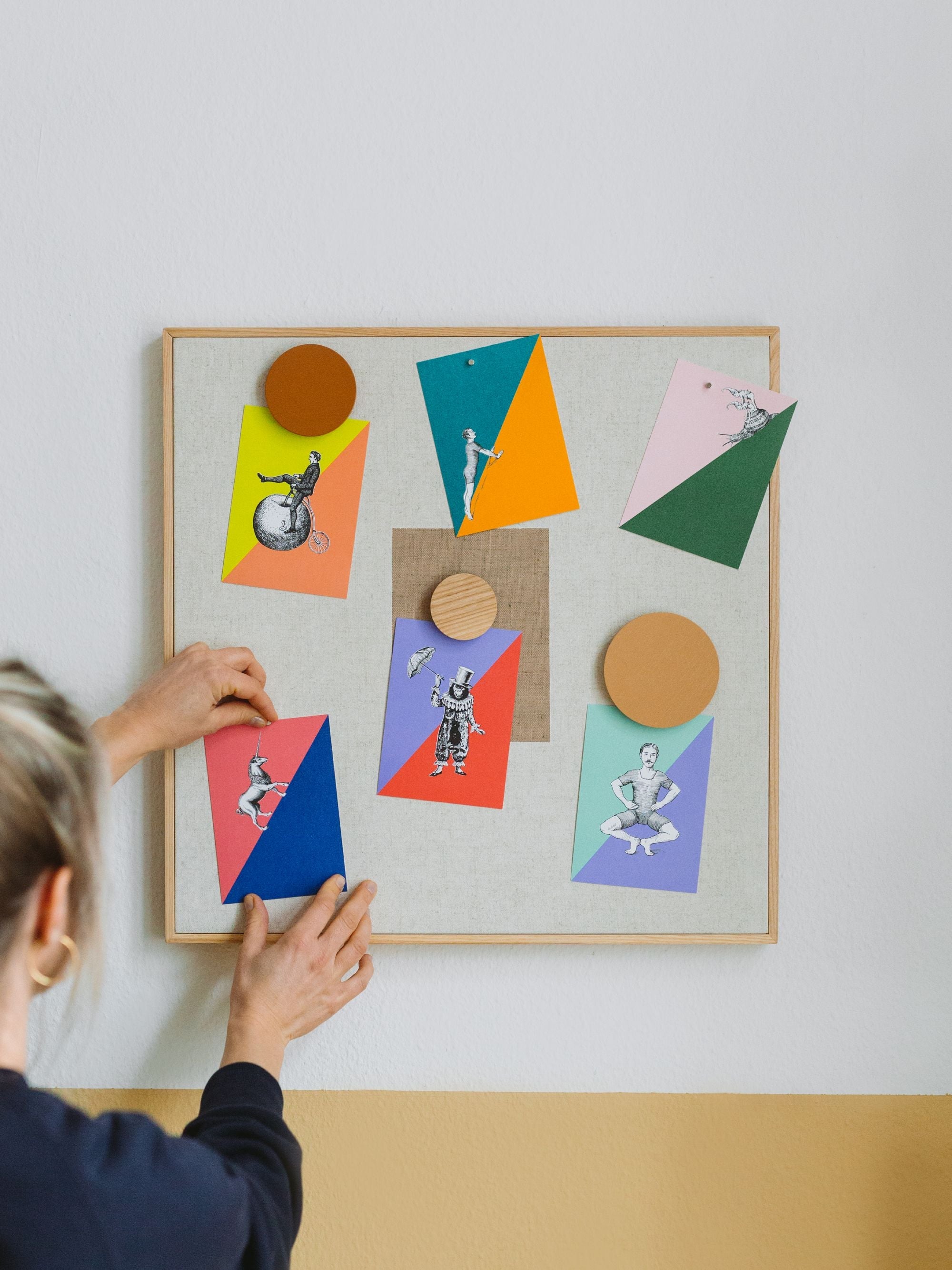 Gruß- & Geburtstagskarte Greeting Cards Masterblend Colorblocking 6er Set