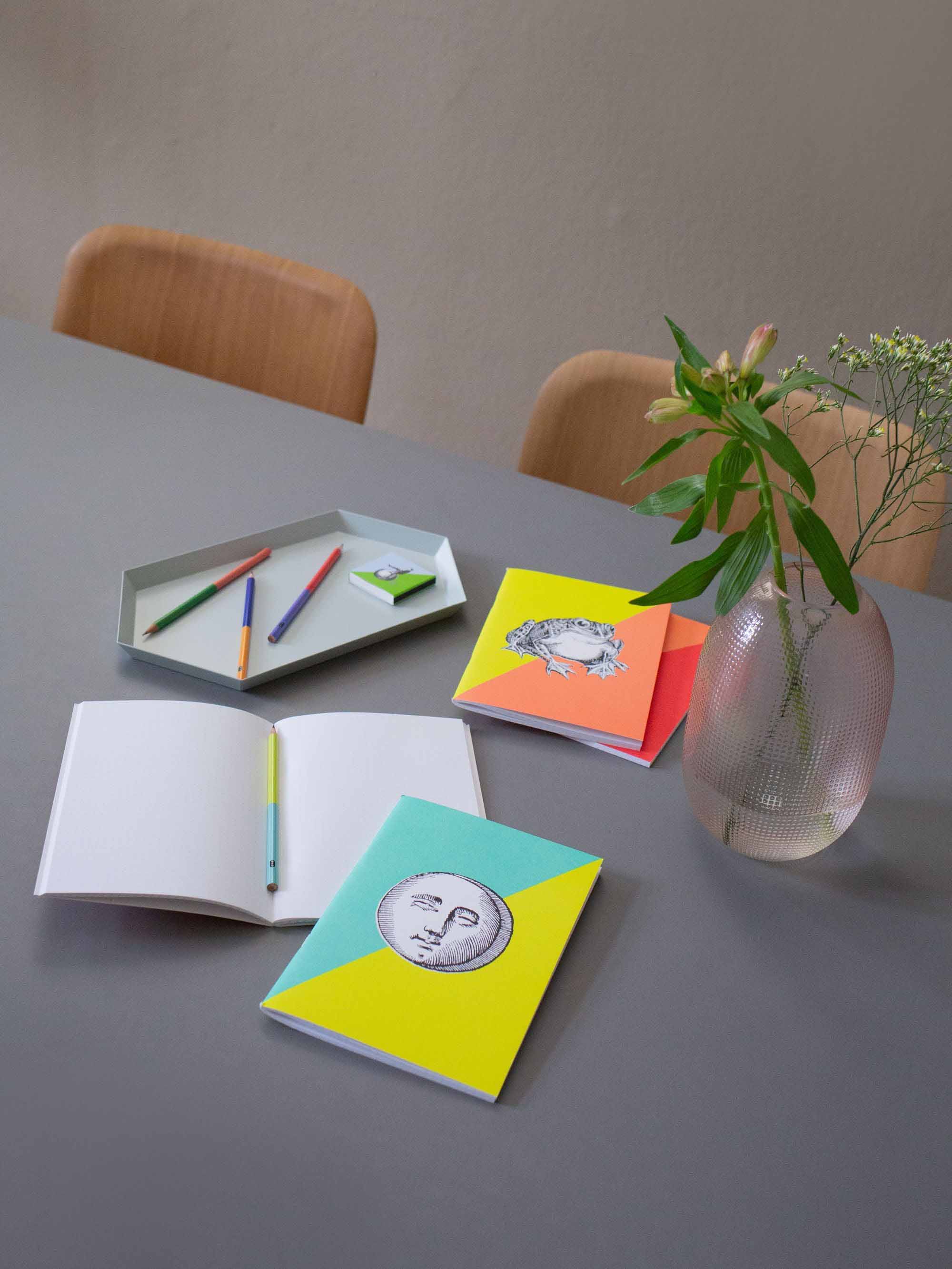 Notizbuch Notebooks A5 Masterblend Colorblocking 3er Set