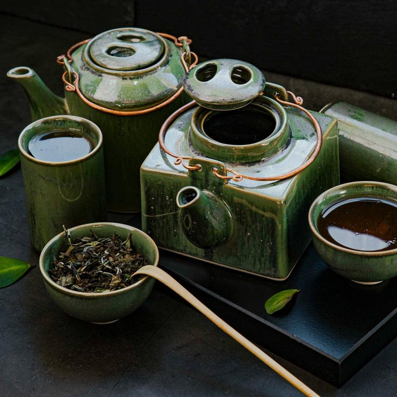 Jade Square Teapot