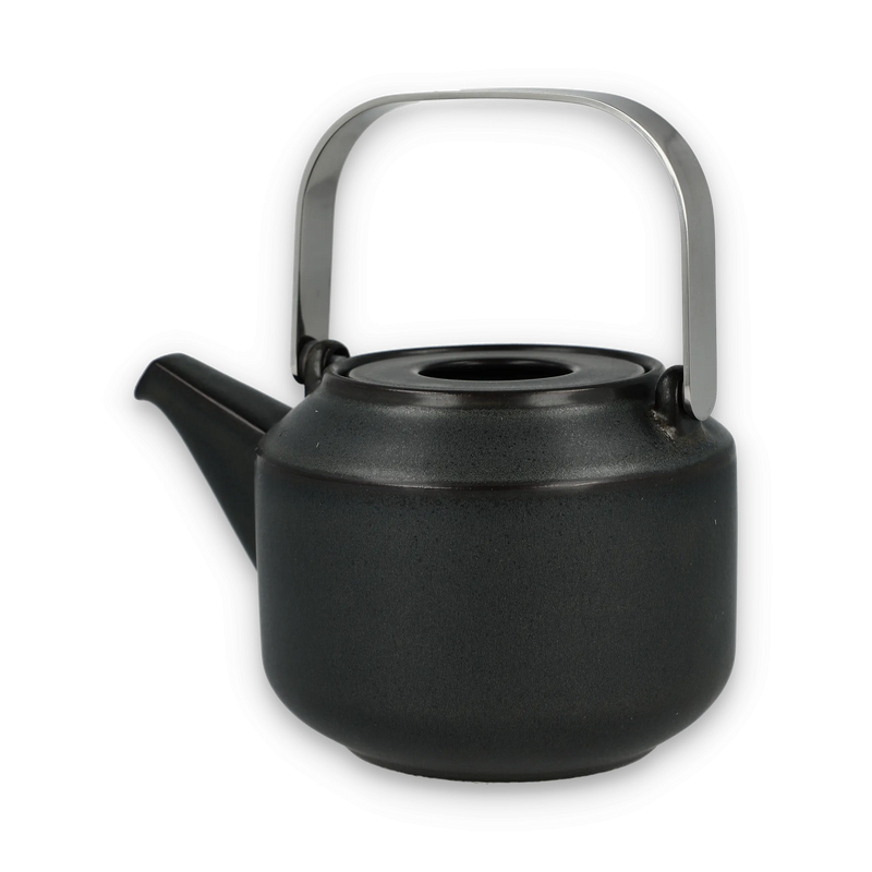 LEAVES TO TEA TEAPOT DARK GREEN